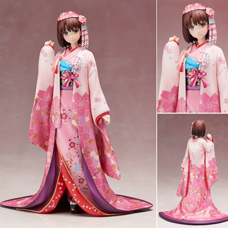Saenai Heroine No Sodate Kata Megumi Kato фигурку 1/7 Масштаб Окрашенные фигуры кимоно Ver. ПВХ фигурка