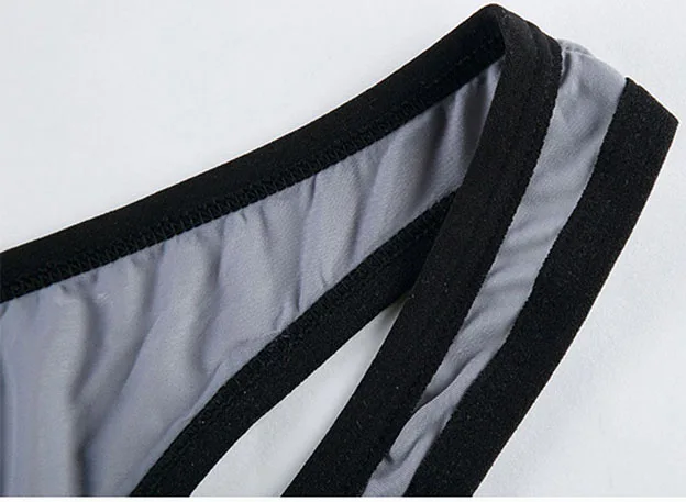 Сумасшедшее Гей Нижнее белье стринги в форме слона мужские шелковые сексуальные