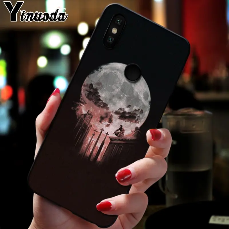 Yinuoda Каратель маска череп аксессуары чехол для телефона xiaomi redmi 7 5plus 6pro 6a 4x go note5 note7 note6pro mi8se 9se coque