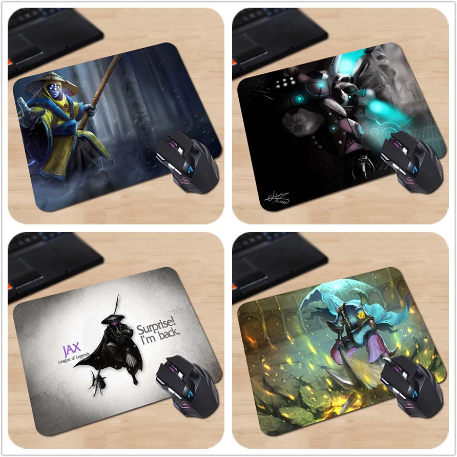DIY дизайнерские коврики для мыши Прочные мягкие резиновые в лесной Лиге Легенд
