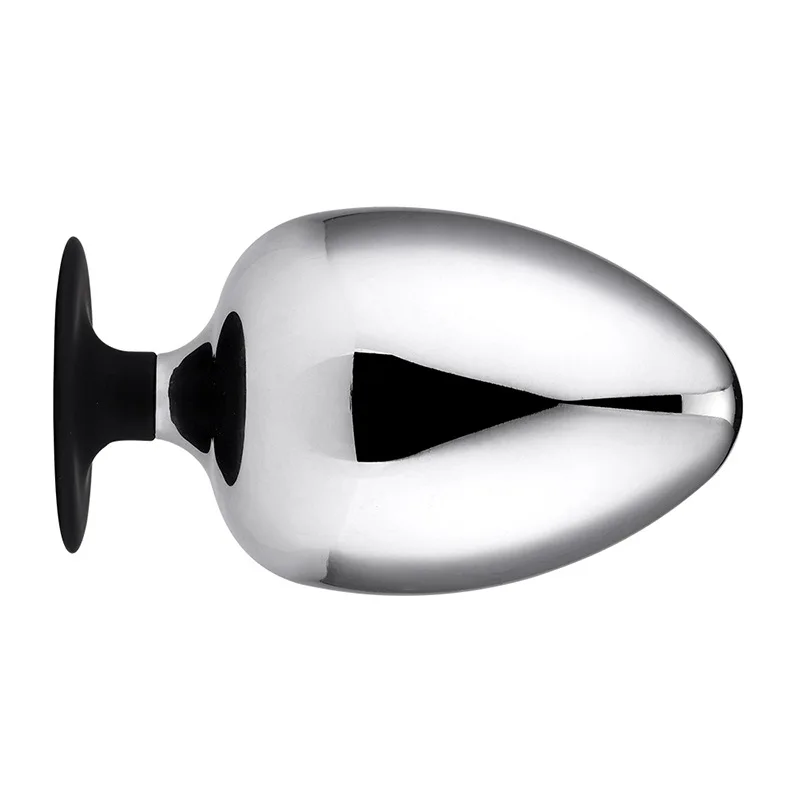 Анальная пробка из алюминиевого сплава большая с расширенными шариками диам.