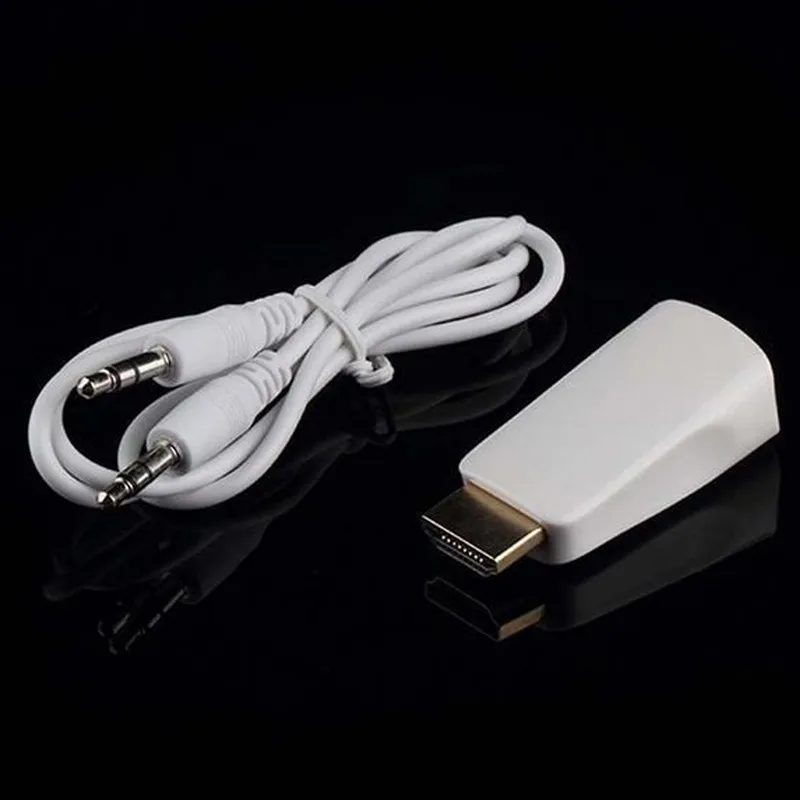 Адаптер hdmi-vga для мужчин и женщин HDMI mini/micro-Преобразование HDMI Разъем 1080 P для планшета ноутбука HDTV DVD с аудио кабелем