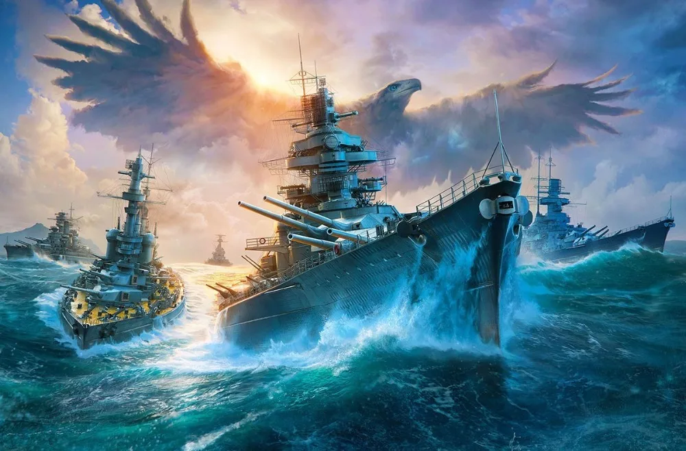Орлан белохвост Warships Wargaming diy алмазная живопись камни в форме ромба и круглый