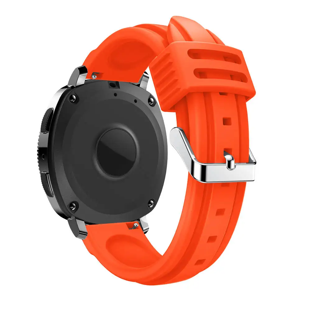 Спортивный силиконовый ремешок для часов Samsung Gear 20 мм спортивные Сменные