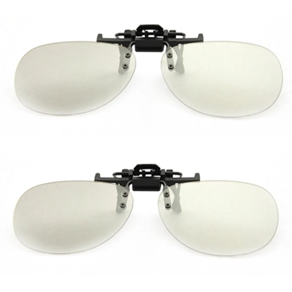 2 шт./упаковка 3d очки для телевизоров/кинотеатров/фильмов|3d glasses clip on|clip on 3d3d sony tv |