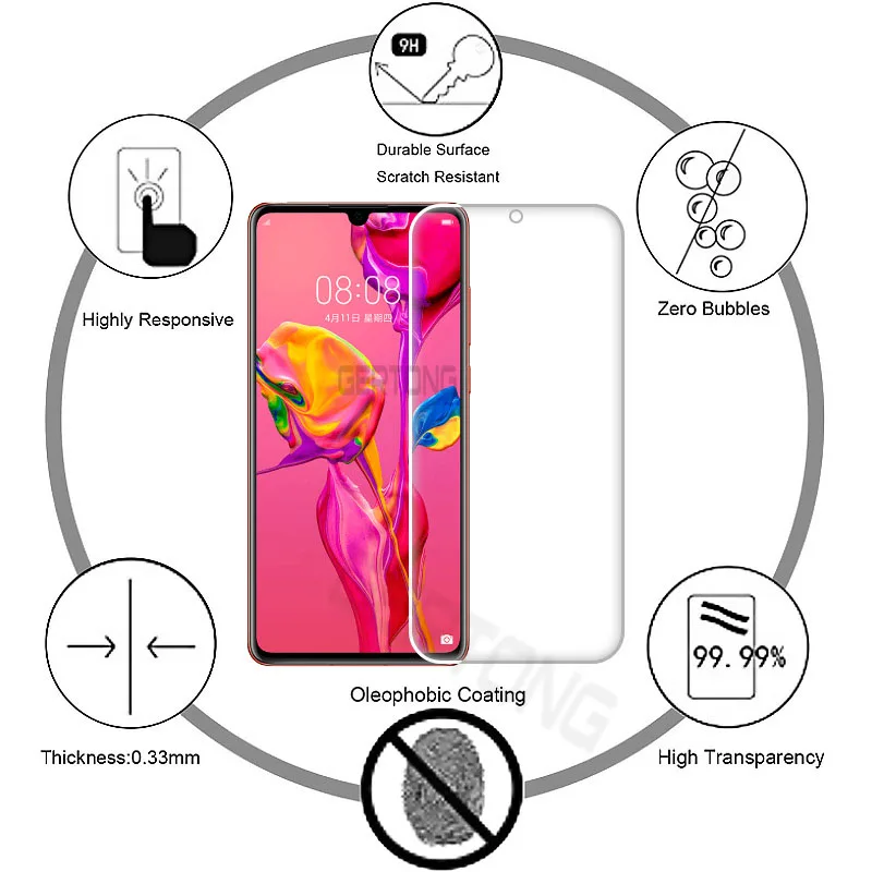 9H Защитное стекло для экрана huawei P Smart P20 P10 Pro P30 lite mate 10 Pro plus закаленное для Honor 9i Nova 2i защитная пленка
