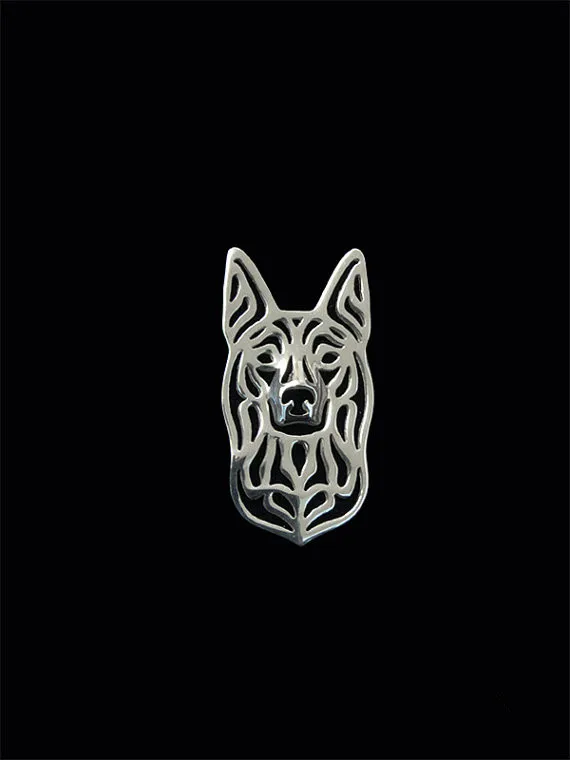 Модные высококачественные Милые Броши в виде австралийских животных Kelpie мужские