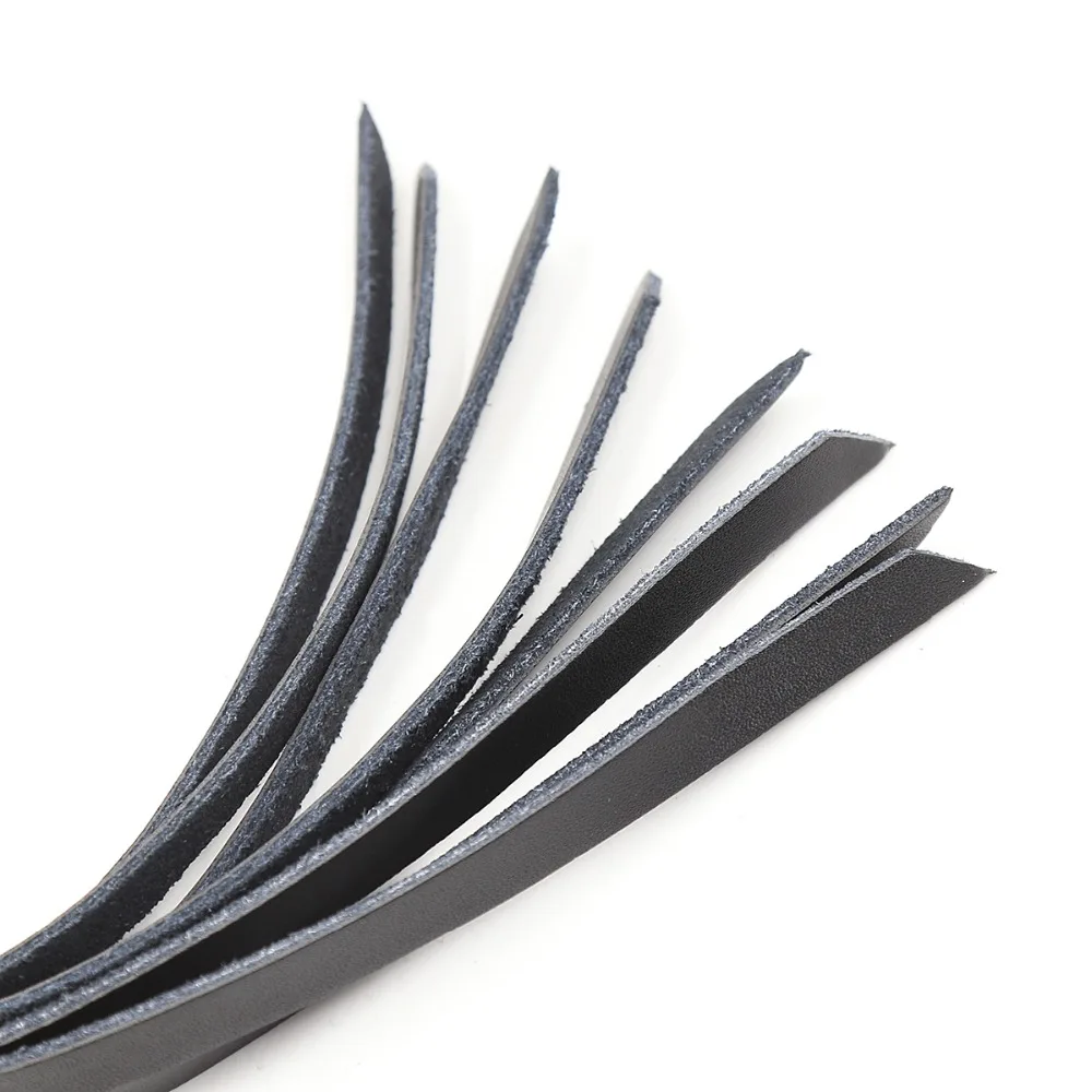 2014 Новинка SM Связывание натуральная кожа кисточка Flogger плетка БДСМ пара взрослые
