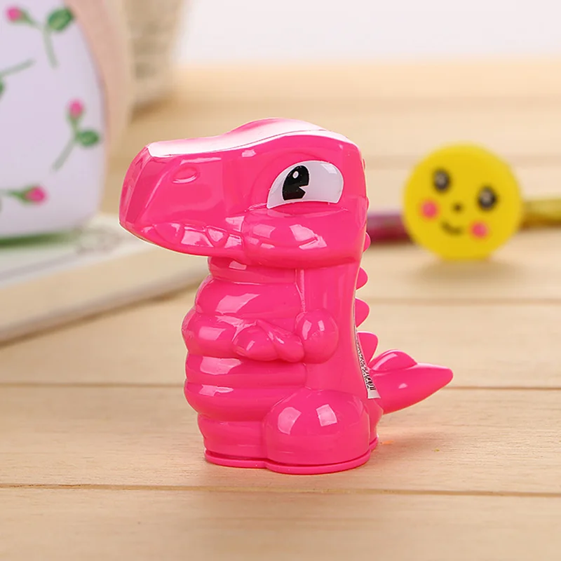 Творческий Kawaii карандаш динозавр точилка милые двойные ножи Точилки для детей