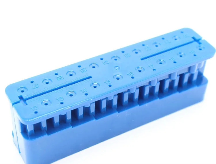 1 Pc Teeth Whitening Endo Block Files Measuring Tools Accessory Endodontic Ruler Test Board | Красота и здоровье