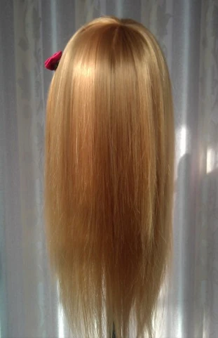 Голова манекена для стрижки и волос тренировочная голова с зажимом парика 21 дюйм