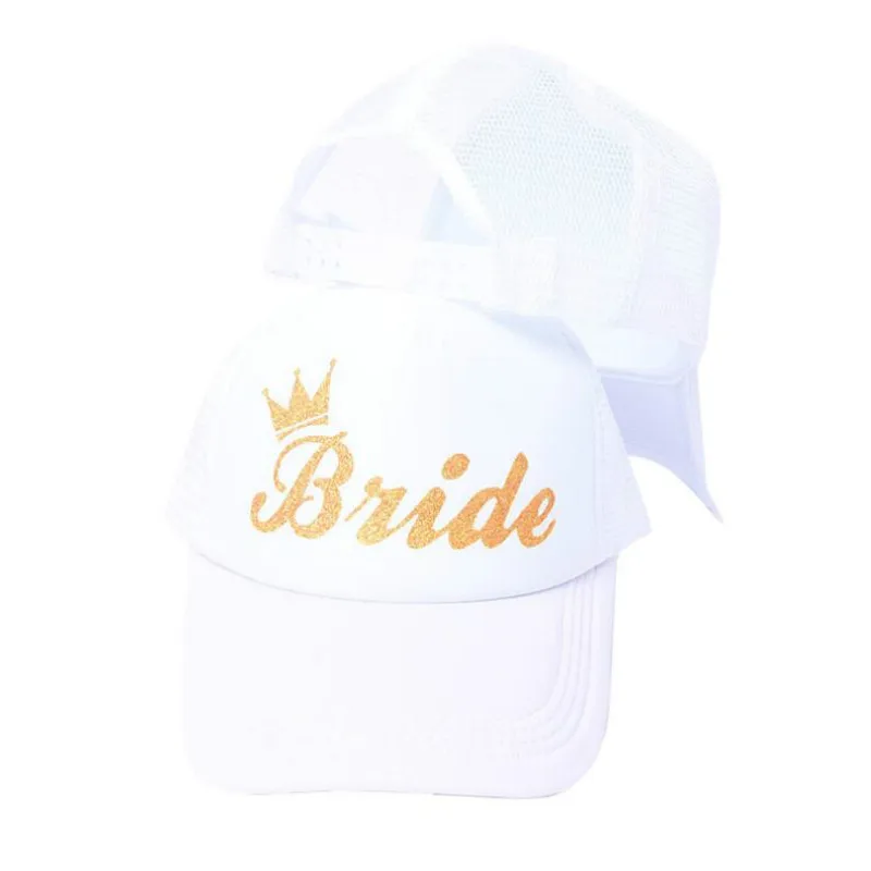 Бейсбольная кепка с принтом розовой команды невесты дышащая летняя для свадьбы