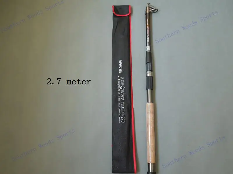 GW 2 7 метровая рыболовная удочка спиннинговая катушка Удочка из углеродного