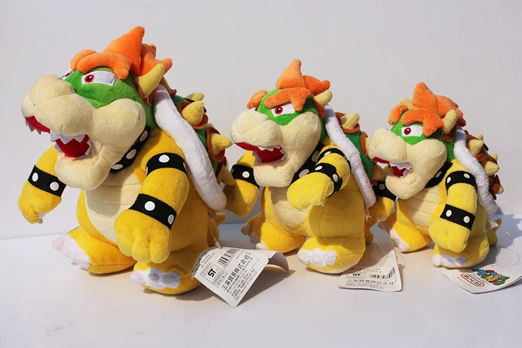 Розничная 1 шт. стоя Bowser Плюшевые Супер Марио Боузер Купа Кукла Мягкие плюшевые куклы подарок для детей