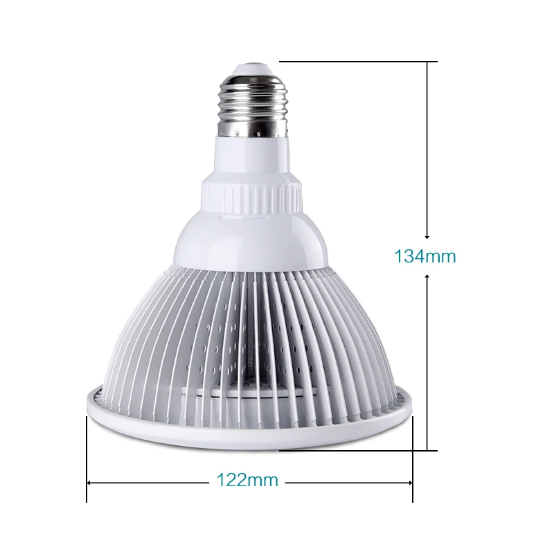 Новый дизайн Цоколь E27 12 Вт полный спектр светодиодная лампа для выращивания