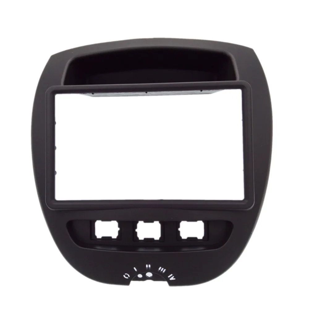 2 Din автомобильная стереосистема fascia чехол подходит для Toyota Aygo/для Peugeot 107 / Citreon C1