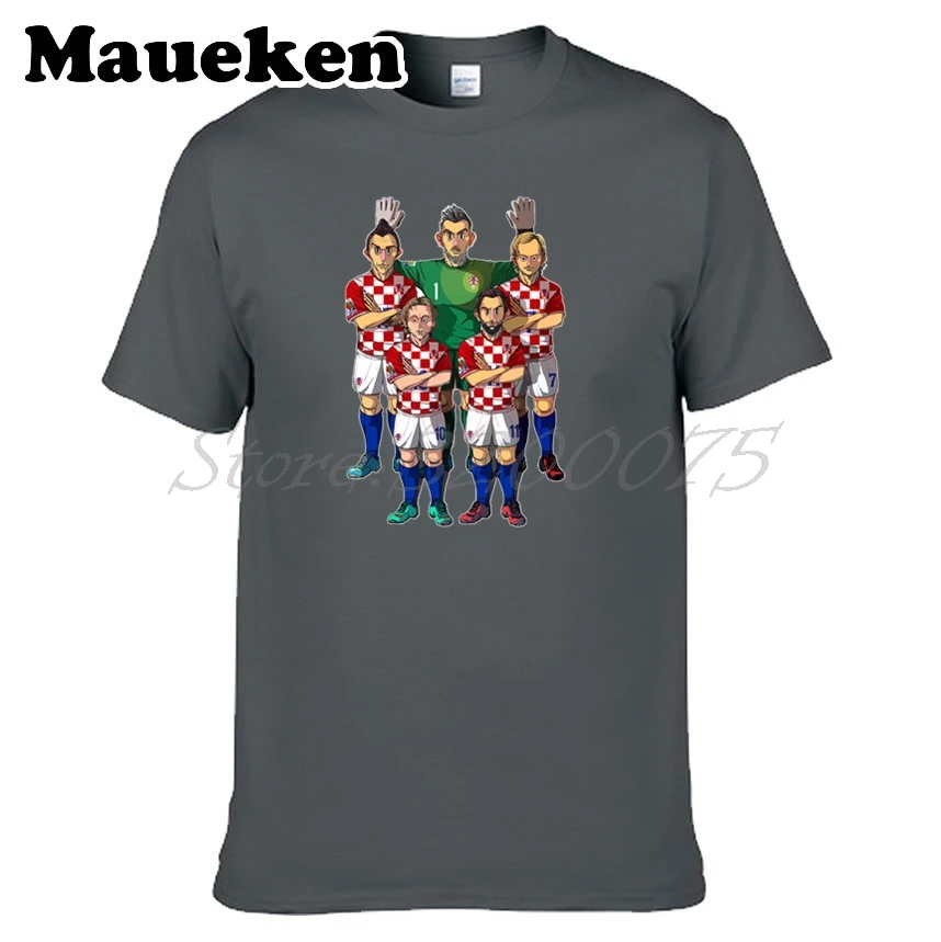 Мужская футболка с принтом из мультфильма легенды Mario Mandzukic Ivan Rakitic Danijel Subasic Darijo Srna