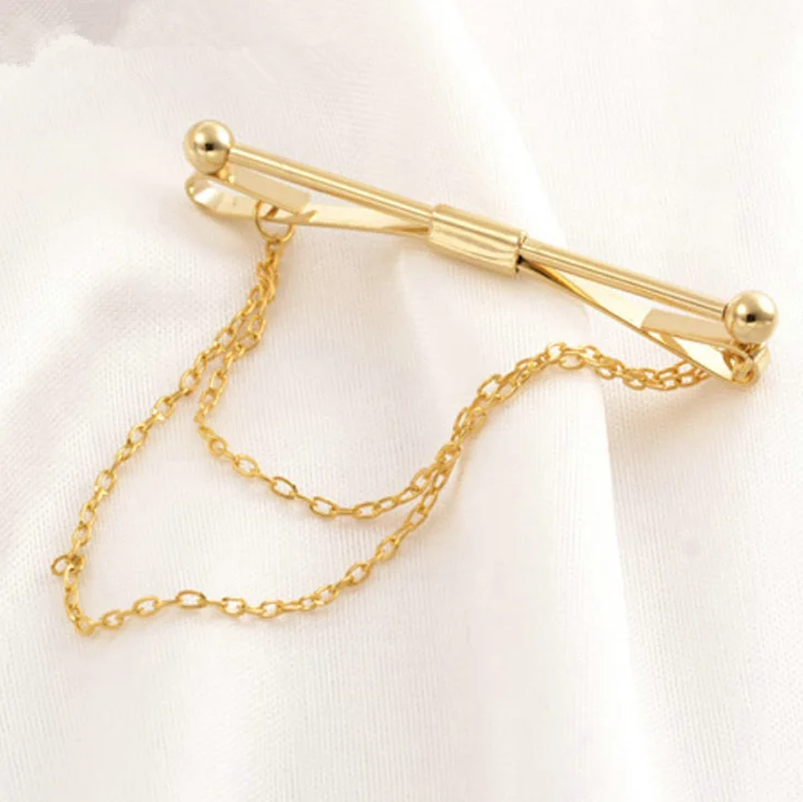 3 цвета серебряный/черный/золотой Новый зажим для галстука зажимы мужчин