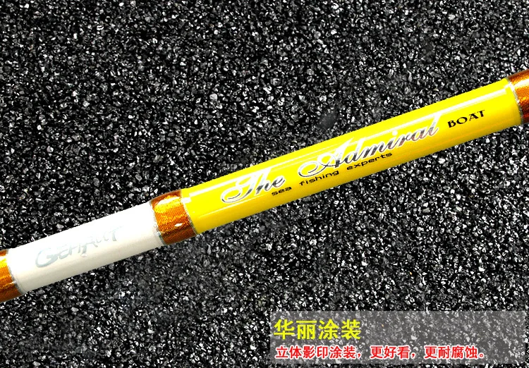 GEHAUT Brand 2.1M,2.4M,2.7M The Admiral Superhard Powerful Slow Jigging Carbon Fiber Ocean Boat Fishing Rod Bait Weight 100-450g