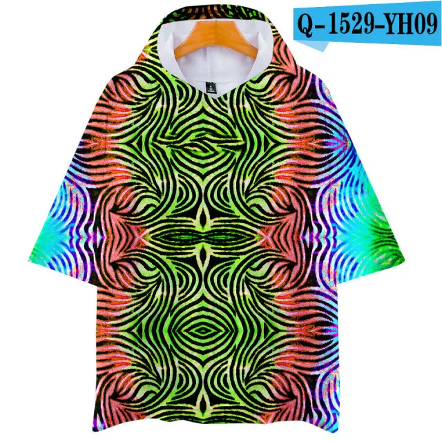 3d-5250 3D Tie Dye Flashbacks Толстовка Футболка мужская женская цветная психоделическая Футболка модная Harajuku фирменная футболка одежда - Цвет: 3d-5250