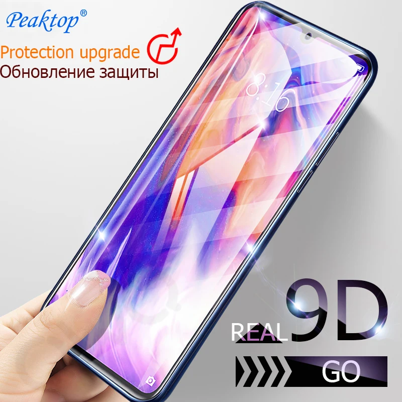 Изогнутое защитное закаленное стекло 9D для Xiaomi Redmi Note 7 6 Pro Защита экрана 4X 5 Plus 5A 6A