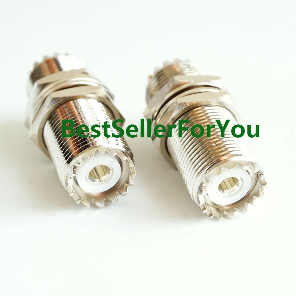 1 шт. UHF гнездовая гайка переборка к SO-239 jack RF mount разъем адаптера для PL-259