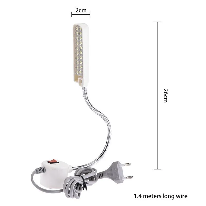 Светодиодная лампа для швейной машины Рабочая энергосберегающие лампы с