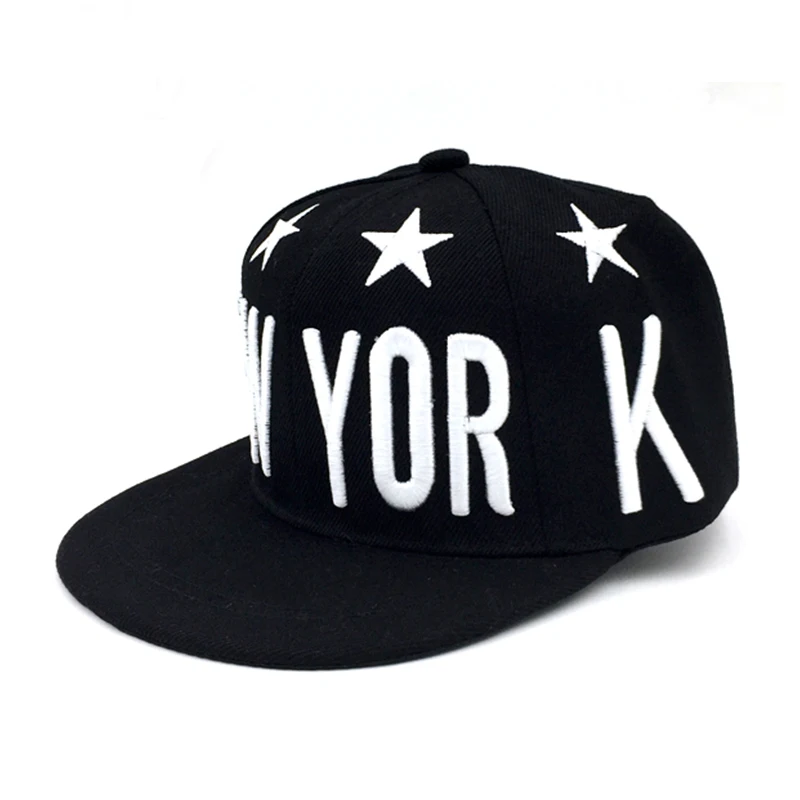Нью Йорк письмо дети Бейсбол Кепки s хип хоп Snapback Лето мальчик девочка Шапки