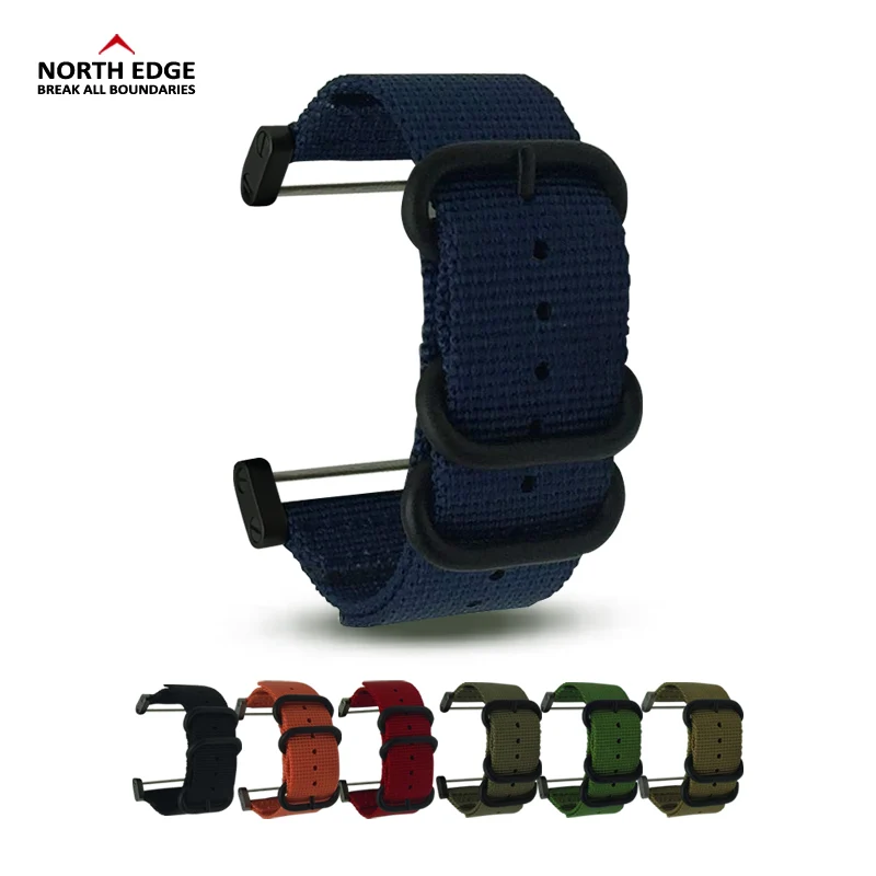 NORTH EDGE цифровые наручные часы водонепроницаемые часы черные аналоговые часы цифровые часы нейлоновый ремешок светодиодный часы reloj hombre