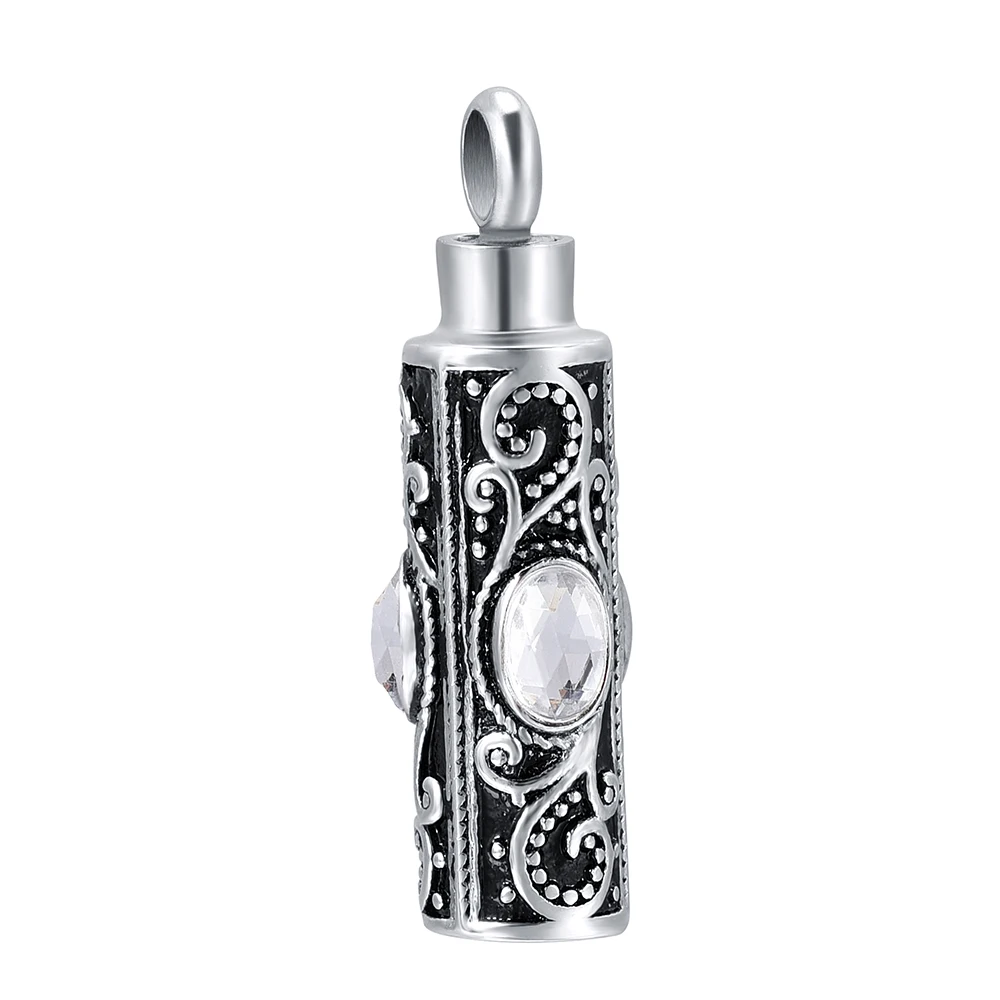 

Free Shipping Vintage Design Openable Vials Ash Holder Cremation Urns Necklace Keepsake Cremation Jewelry Urn Necklace