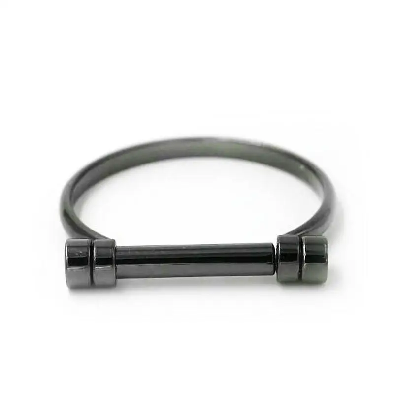 ANILLO Женские шурупы Bangles Punk Rose Gold Charm Charm Браслеты и браслеты из нержавеющей стали Геометрические ювелирные украшения