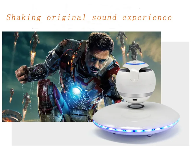 Смарт Bluetooth динамик оригинальная Магнитная подвеска технология 360 градусов стерео объемный бас сенсорное управление HD hands-free вызов