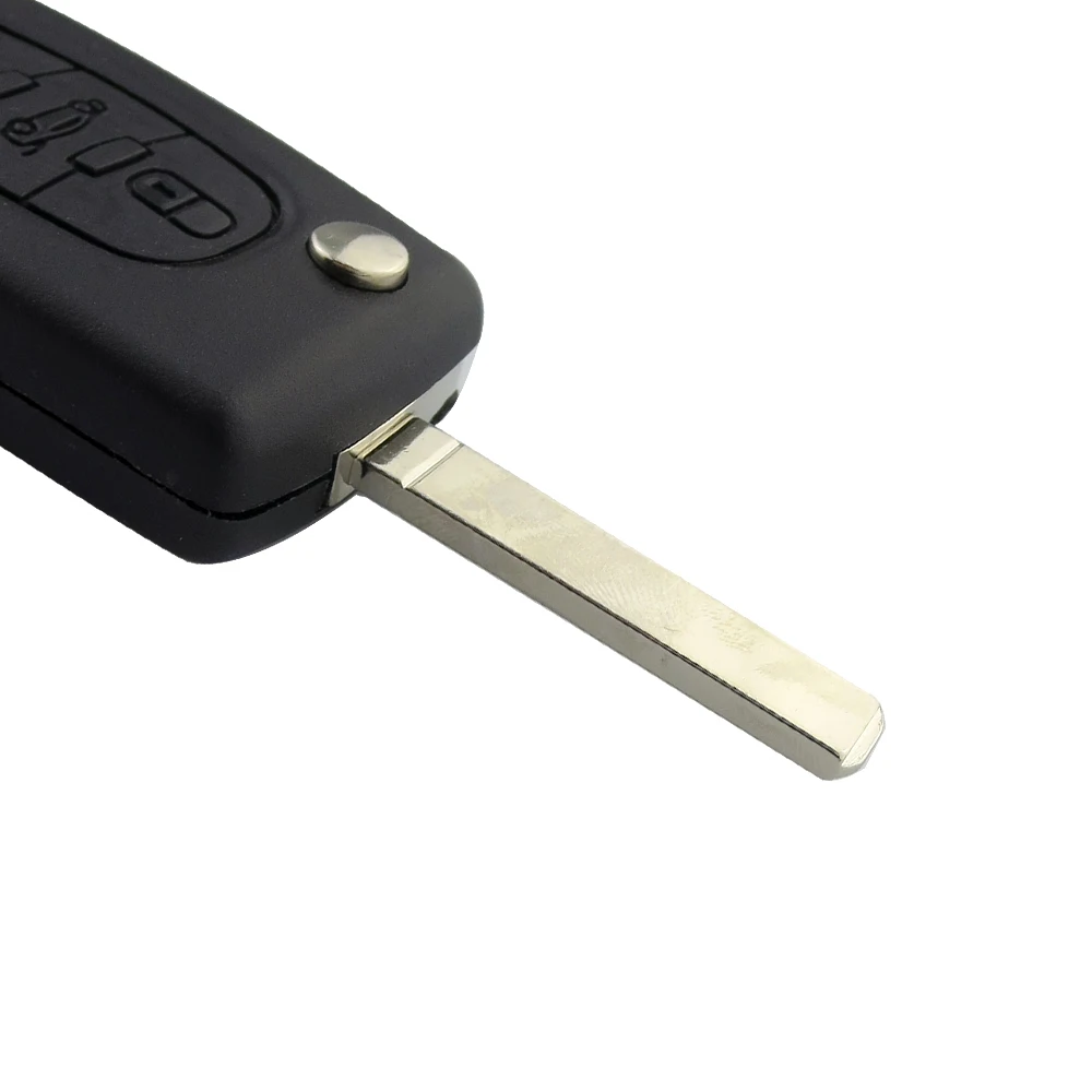 OkeyTech CE0536 3 кнопки раскладной 433 МГц ID46 PCF7961 чип VA2 Blade дистанционный ключ для Peugeot 407