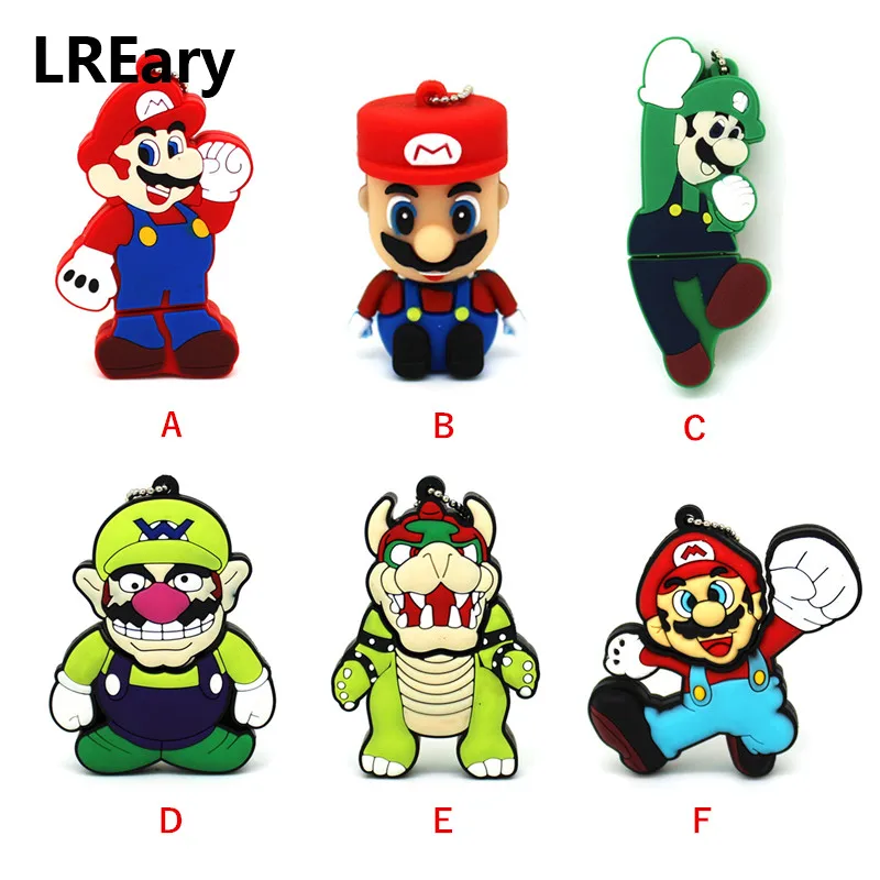 

Симпатичные Super Mario 4 ГБ флеш-диск USB 2,0 игра мультфильм игрушки usb-накопитель, карта памяти, 32 ГБ оперативной памяти, 16 Гб встроенной памяти, 8 Г...