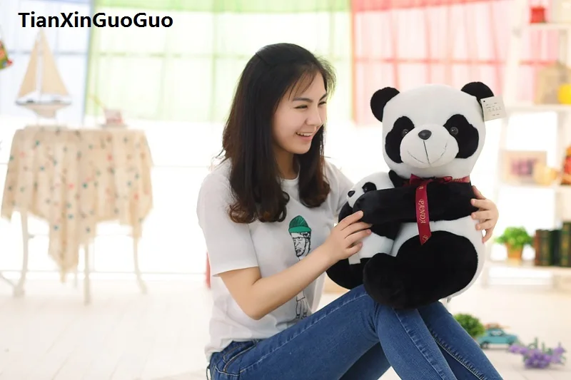 Большая плюшевая игрушка в виде панды 50 см|birthday gift|panda hugsoft plush toys |