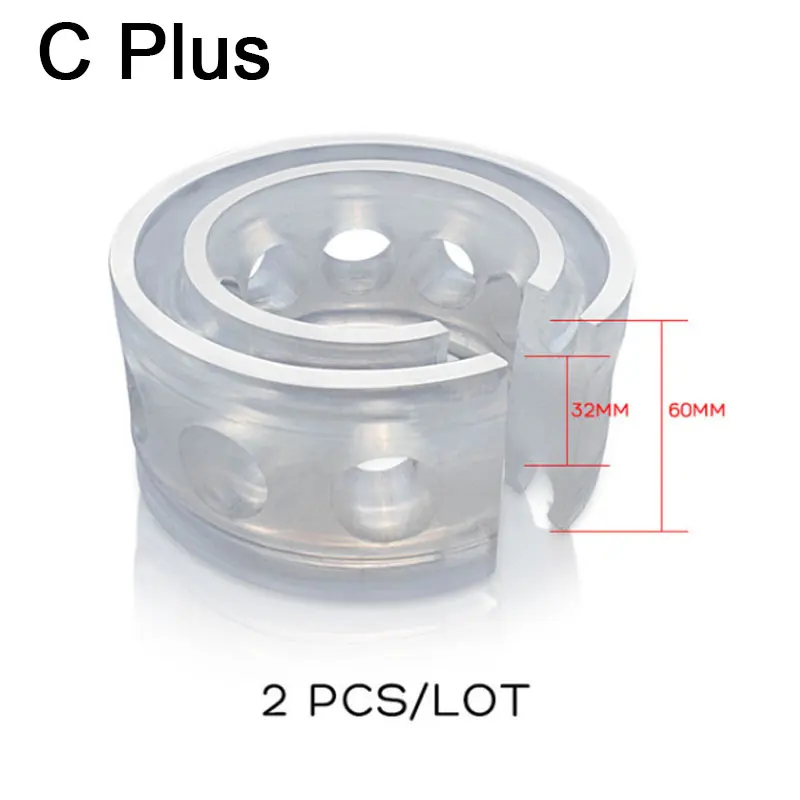 C Plus Type 2 шт., автомобильный амортизатор, подвеска, автобуфер, пружинные бамперы, аксессуары для питания, авто-буферы, подушка, авто \ x2d буферы, автомобильный Стайлинг - Цвет: C Plus Type