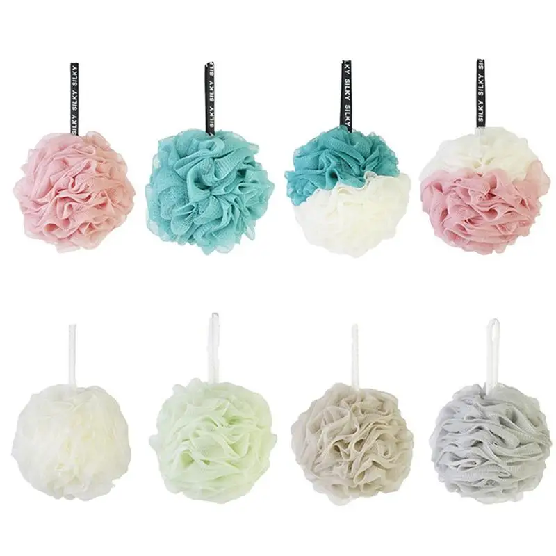 8 шт. банный мяч удобный простой мягкий для душа сетчатый губчатый тела взрослых