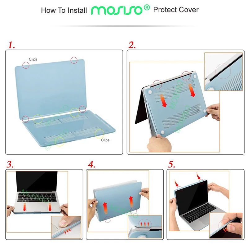 MOSISO ноутбука в виде ракушки чехол для Macbook Pro 13 A1706 A2159 A1708 A1502 Матовый Прозрачный чехол для телефона чехол Mac Air 13 дюймов A1932 A1466