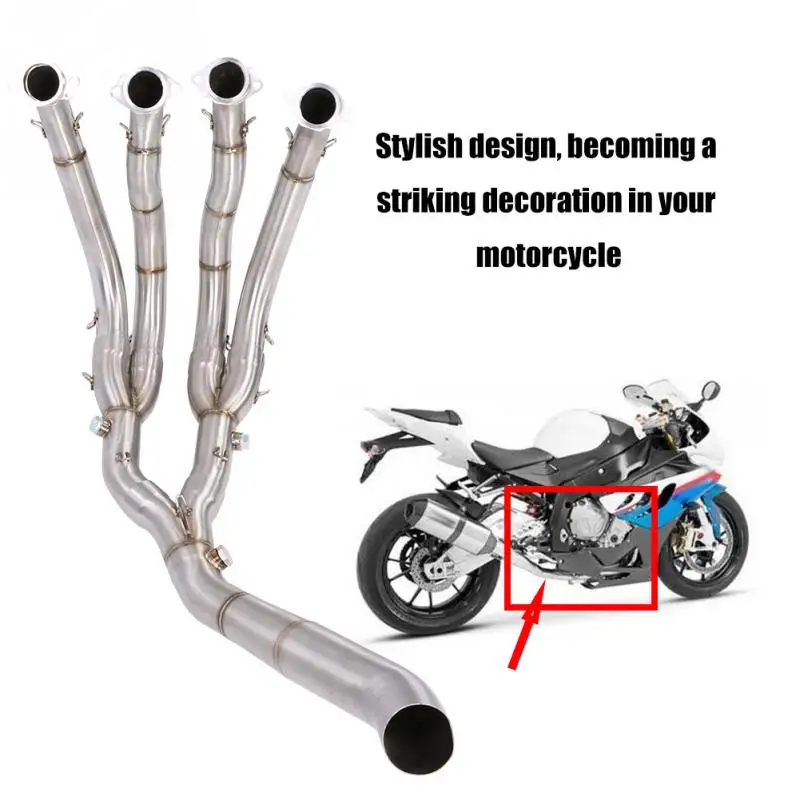 Мотоцикл из нержавеющей стали полная выхлопная система Vent передняя Труба