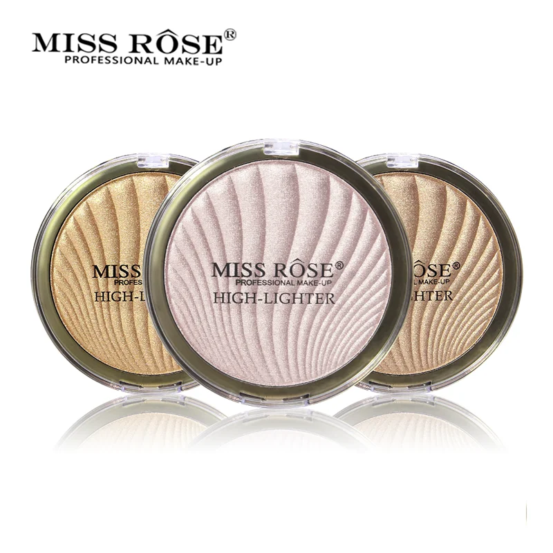 MISS ROSE Shimmer Яркий выделитель косметическая пудра бронзатор видный боковой профиль