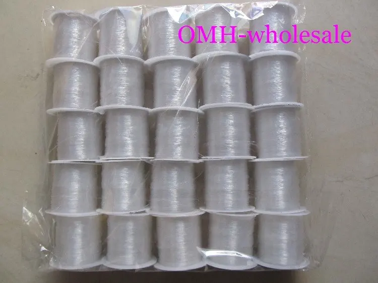Aliexpress - OMH wholesale 1pcs Jewelry Findings Components CRYSTAL STRING white 100% Crystal line Fish Stringing beads wire line DY11