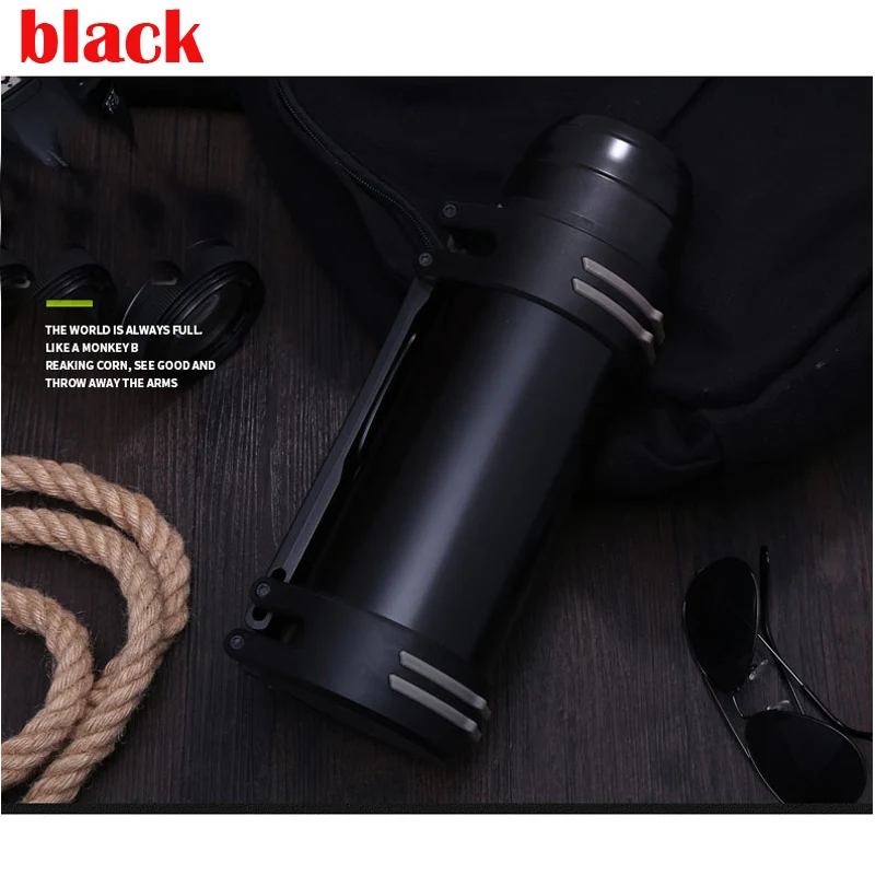 304 Stainless Steel Thermos Flask Large Capacity Mountain Climbing Tour Thermal Insulation Water Bottle Outdoor Travel Cup gifts images - 6