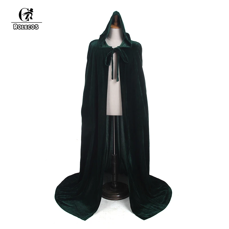 ROLECOS Новое Для мужчин и женщин костюмы на Хэллоуин смерти волшебник ведьма 160 см 5