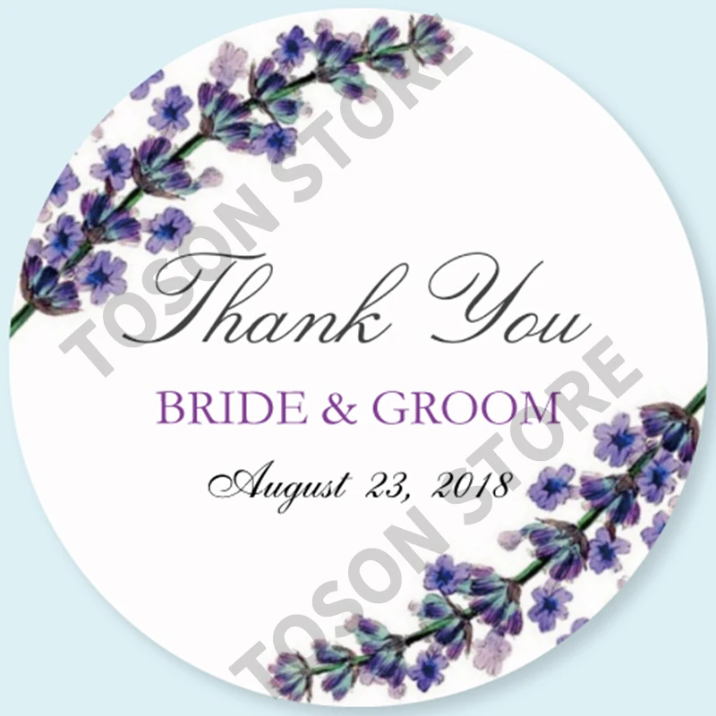 100, Silver laser Customized text logo, Wedding Stickers, Invitations Seals, Candy Favors Gift Boxes Labels, On White Adhesive
