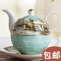 european style coffee dish suit portable teapot tea pot of kung fu tea flower tea pot british picture