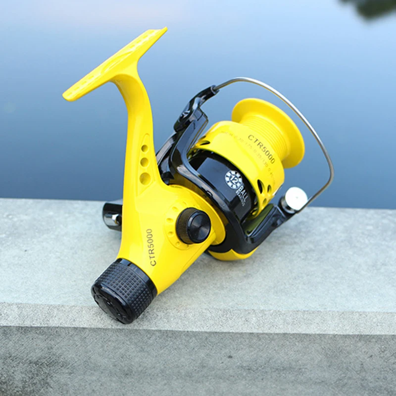 PureLeisure Foldable 2000-7000 Series 12BB 5.5:1 Fishing Reel Lightweight Rear Drag Plastic Spool Fish Spinning Wheels | Спорт и
