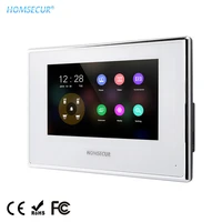 homsecur 7 touch screen door phone monitor bm718hd w support recording snapshot for hdk series video intercom system