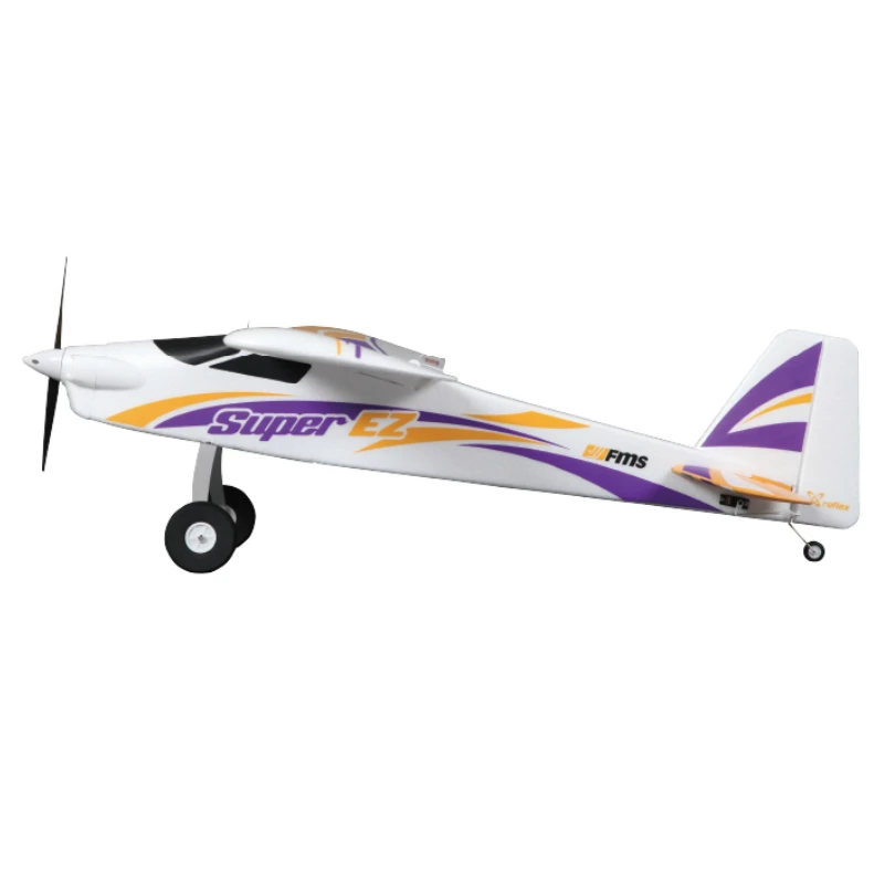 FMS 1220 мм Super EZ V4 тренажер для начинающих RC самолет с гироскопом 4CH 3S поплавки