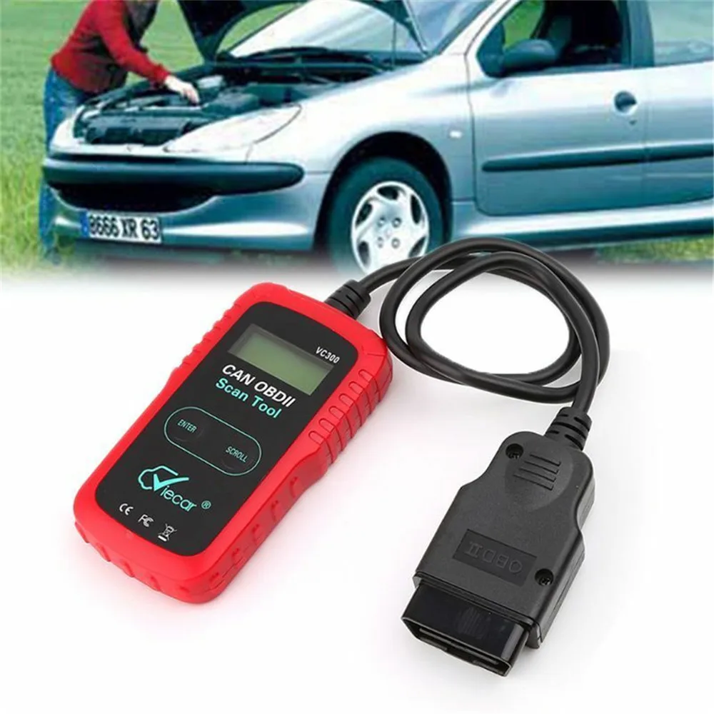 Автоматический полный OBD2 считыватель кодов Сканер работает со всеми 1996 и более
