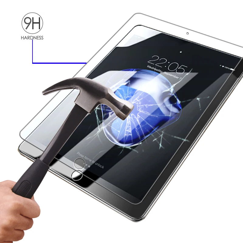 Для Apple ipad 9,7 закаленное стекло для ipad 10,5 5th 6th Pro защитная пленка Air 1 2 Mini 3 4 защитная на пленке glas